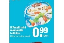 d antelli mini mozarella bolletjes