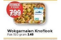 wokgarnalen knoflook