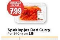 speklapjes red curry