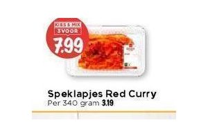 speklapjes red curry