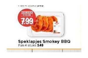 speklapjes smokey bbq