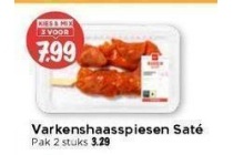 varkenshaasspiezen sate