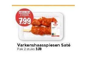 varkenshaasspiezen sate