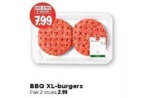 bbq xl hamburgers