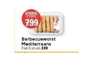 barbecueworst mediterraans