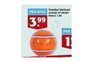 voetbal holland oranje of zwart