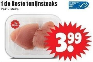 1 de beste tonijnsteaks