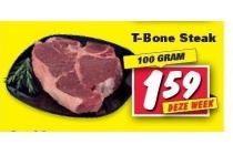 t bone steak