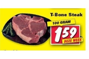 t bone steak