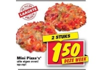 mini pizza s