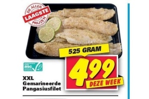 xxl gemarineerde pangasiusfilet