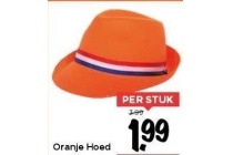 oranje hoed