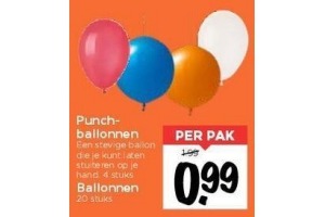 punch ballonnen