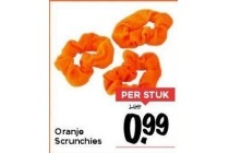 oranje scrunchies