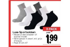 luxe sportsokken