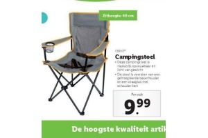 Blauwe plek bijtend Regeringsverordening Campingstoel nu voor €9,99 - Beste.nl