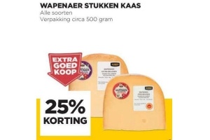 wapenaer stukken kaas