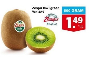 zespri kiwi green