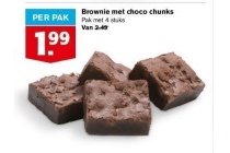 brownie met choco chuncks