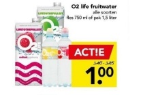 o2 life fruitwater