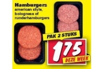 hamburgers