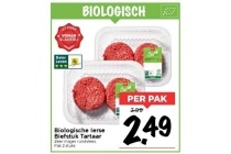 biologische ierse biefstuk tartaar