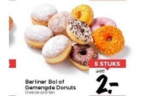 berliner bol of gemengde donuts