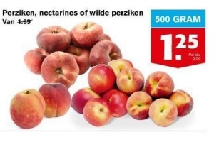 perziken nectarines of wilde perziken