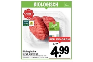 biologische ierse biefstuk