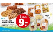 pick en mix bbqvlees of salades