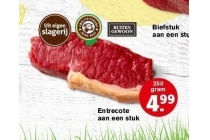 entrecote aan een stuk