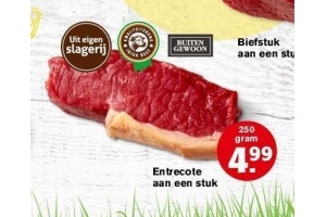 entrecote aan een stuk