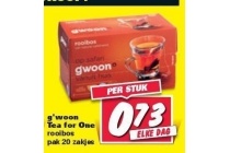 g woon tea for one rooibos