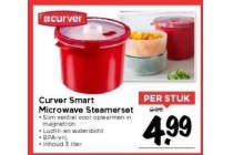 curver smart microwave steamerset