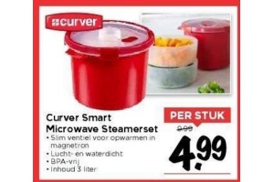 curver smart microwave steamerset