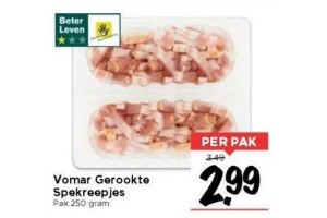 vomar gerookte spekreepjes