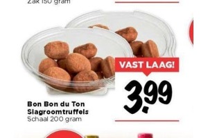 bon bon du ton slagroomtruffels